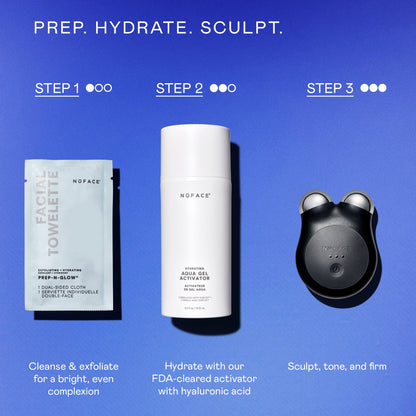 Exfoliating & Hydrating Facial Wipes - Face Wipes for Cleansing, Exfoliating & Hydrating