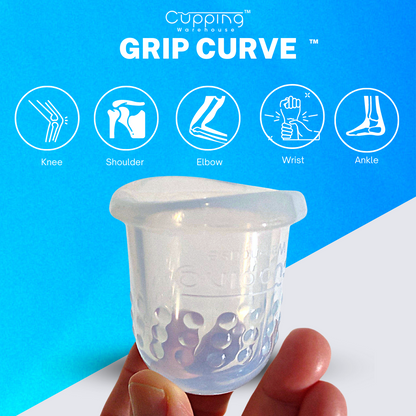 10 Sets of GRIP Joint Curved Silicone Cups for Dynamic Cupping
