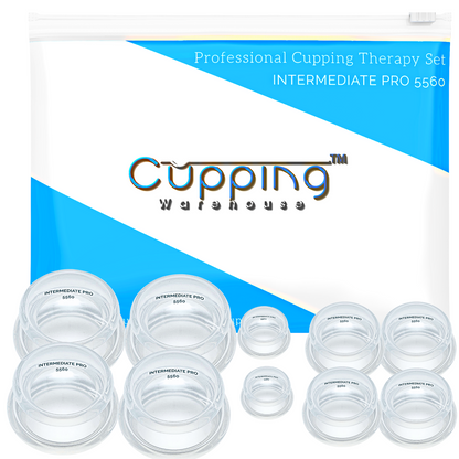 10 Sets of Supreme Intermediate PRO 5560- Beginner Soft Silicone Cupping Therapy Cups