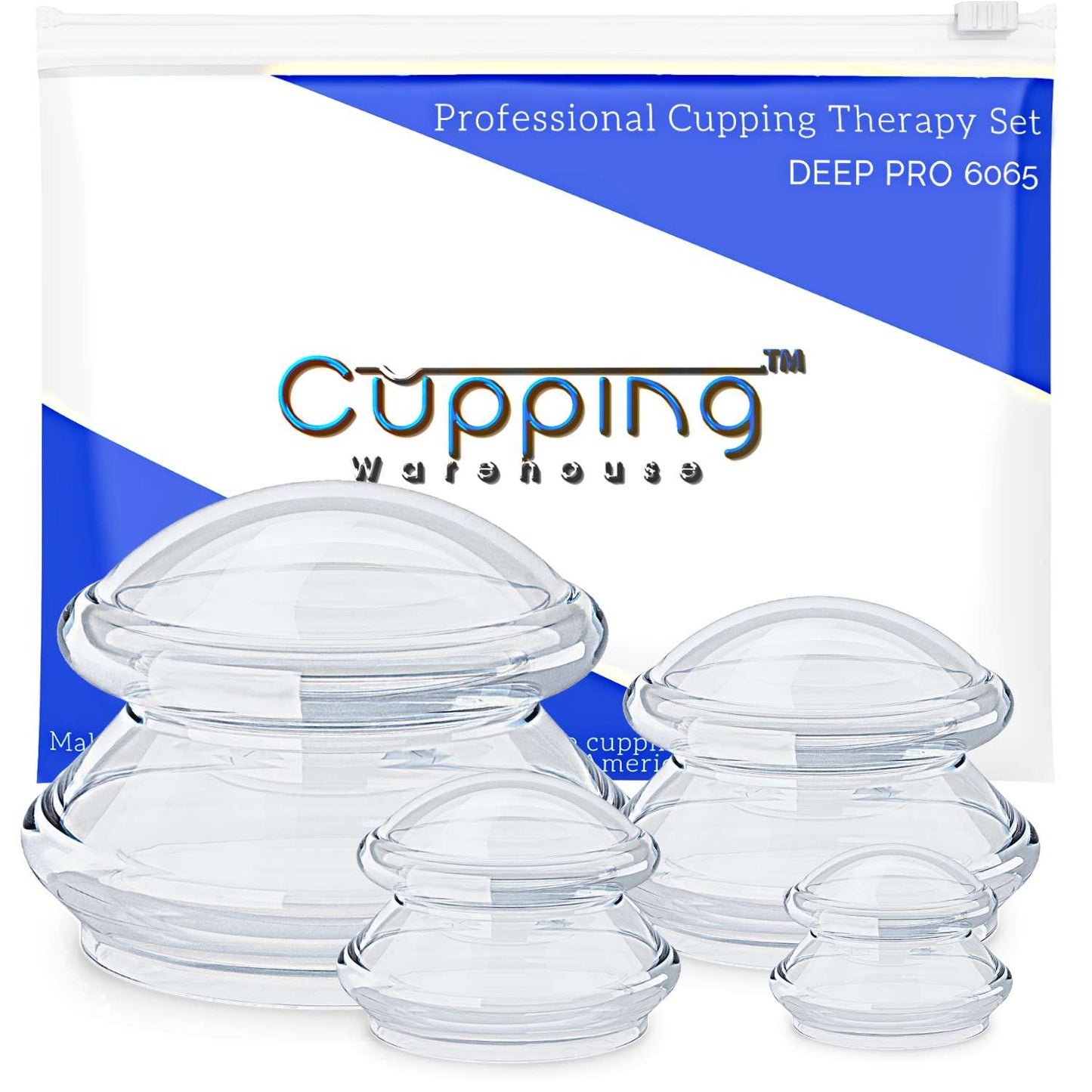 10 Sets of Supreme DEEP PRO 6065 Advanced Harder Silicone Cupping Therapy Sets