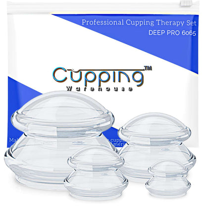 10 Sets of Supreme DEEP PRO 6065 Advanced Harder Silicone Cupping Therapy Sets