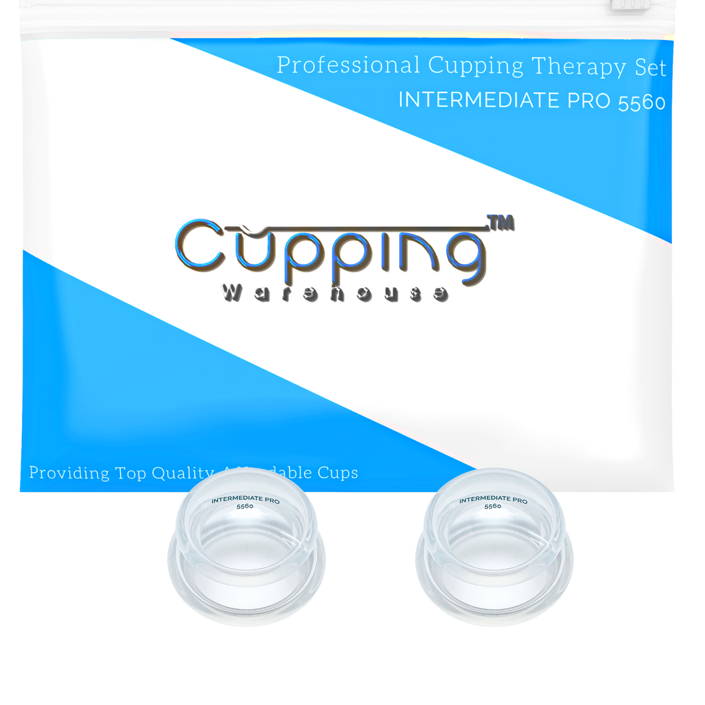 10 Sets of Supreme Intermediate PRO 5560- Beginner Soft Silicone Cupping Therapy Cups