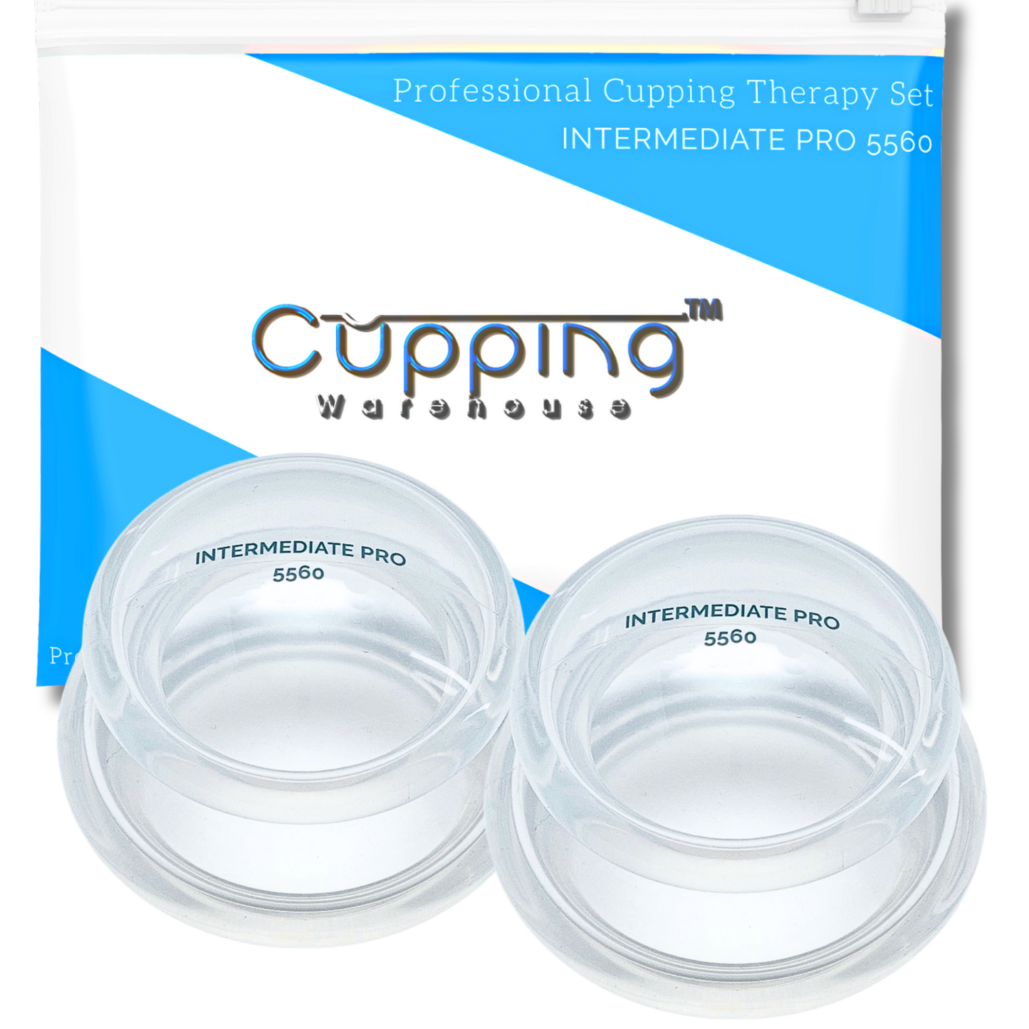10 Sets of Supreme Intermediate PRO 5560- Beginner Soft Silicone Cupping Therapy Cups