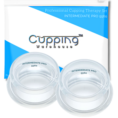 10 Sets of Supreme Intermediate PRO 5560- Beginner Soft Silicone Cupping Therapy Cups