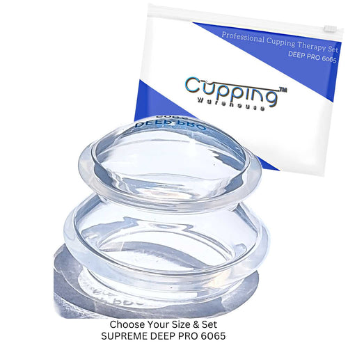 10 Sets of Supreme DEEP PRO 6065 Advanced Harder Silicone Cupping Therapy Sets