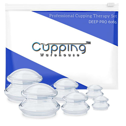 10 Sets of Supreme DEEP PRO 6065 Advanced Harder Silicone Cupping Therapy Sets