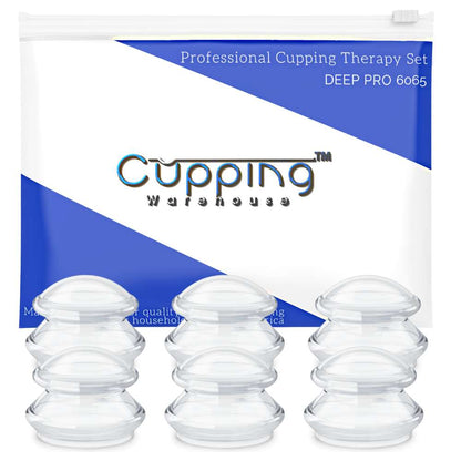10 Sets of Supreme DEEP PRO 6065 Advanced Harder Silicone Cupping Therapy Sets