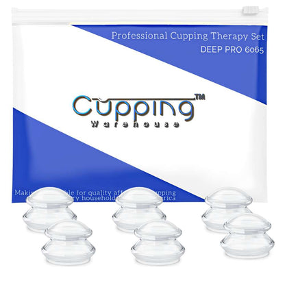 10 Sets of Supreme DEEP PRO 6065 Advanced Harder Silicone Cupping Therapy Sets
