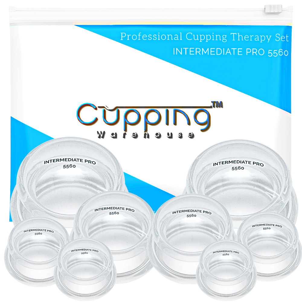 10 Sets of Supreme Intermediate PRO 5560- Beginner Soft Silicone Cupping Therapy Cups