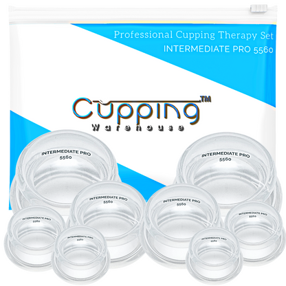 10 Sets of Supreme Intermediate PRO 5560- Beginner Soft Silicone Cupping Therapy Cups