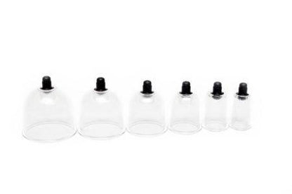 Cupping Warehouse Ultimate Chinese 36 Cup Set (20 Poly CupsTM Stronger PlasticPolycarbonate, 8 Supreme Deep PRO 6065 & 8 Grip PRO 6570 Silicone Cupping Therapy Sets