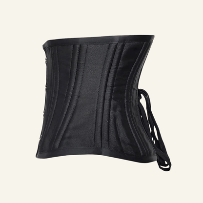 24-Steel-Bones Classic Cotton Corset Heavy Duty Waist Trainer