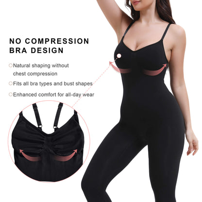 3-in-1 Seamless Full Body Compression Legging Bodysuit