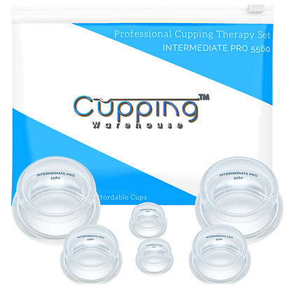 10 Sets of Supreme Intermediate PRO 5560- Beginner Soft Silicone Cupping Therapy Cups