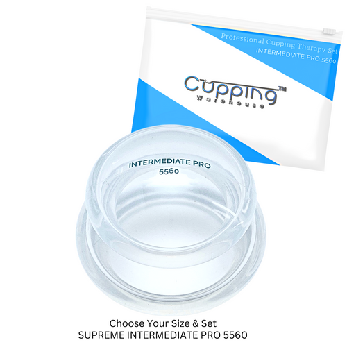10 Sets of Supreme Intermediate PRO 5560- Beginner Soft Silicone Cupping Therapy Cups